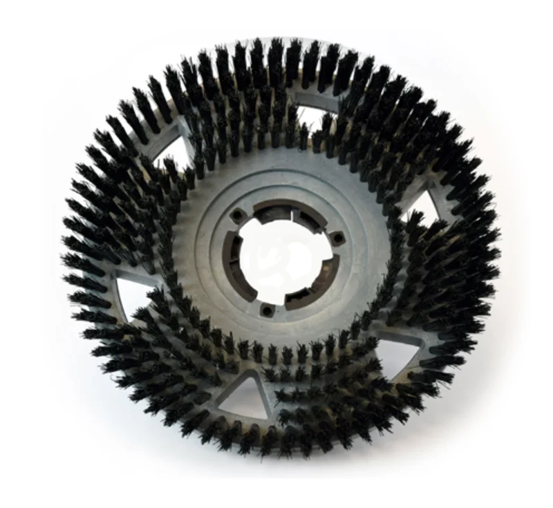 Malish UNI-BLOCK Grit Strip Brush, Floor Buffer, 15", 80 Grit, Molded NP9200 Clutch Plate