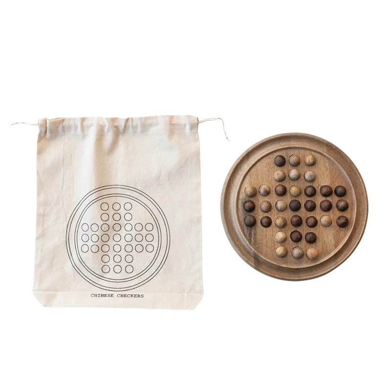 Mango Wood Chinese Checkers