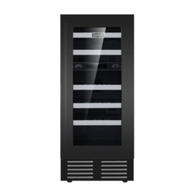 Marathon - 15 Inch Dual Zone Wine Cooler in Black Stainless - MWC28-DBLS-1 Black Stainless