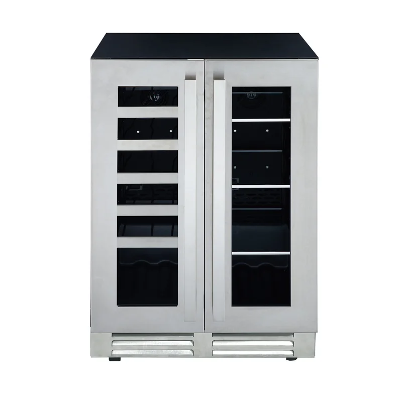 Marathon - 23.4 Inch 19 Bottles Beverage Centre Refrigerator in Stainless - MBWC56-FDSS Stainless