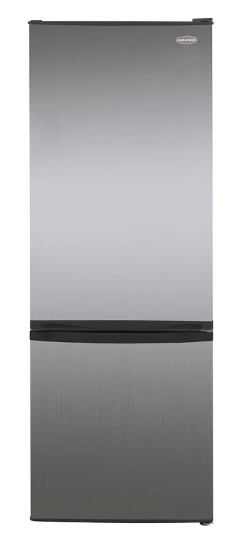 Marathon - 23.62 Inch 11.5 cu. ft Bottom Mount Refrigerator in Stainless - MFF115SSBM Stainless