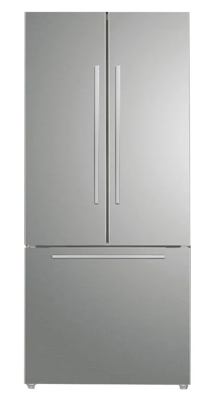 Marathon - 29.88 Inch 18 cu. ft French Door Refrigerator in Stainless - MFF180SSFD-1 Stainless