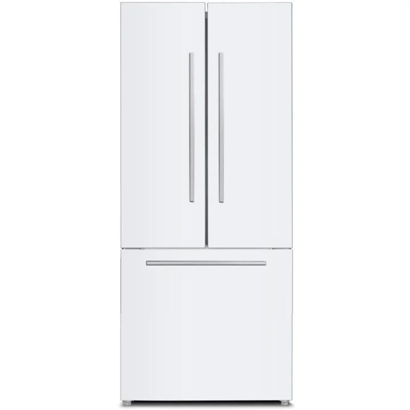 Marathon - 29.88 Inch 18 cu. ft French Door Refrigerator in White - MFF180WFD-1 White