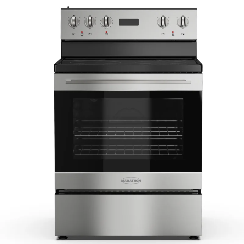 Marathon - 4.8 cu. ft Electric Range in White - MER3070SS White