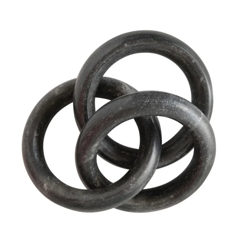 Marble Chain Decor, Black