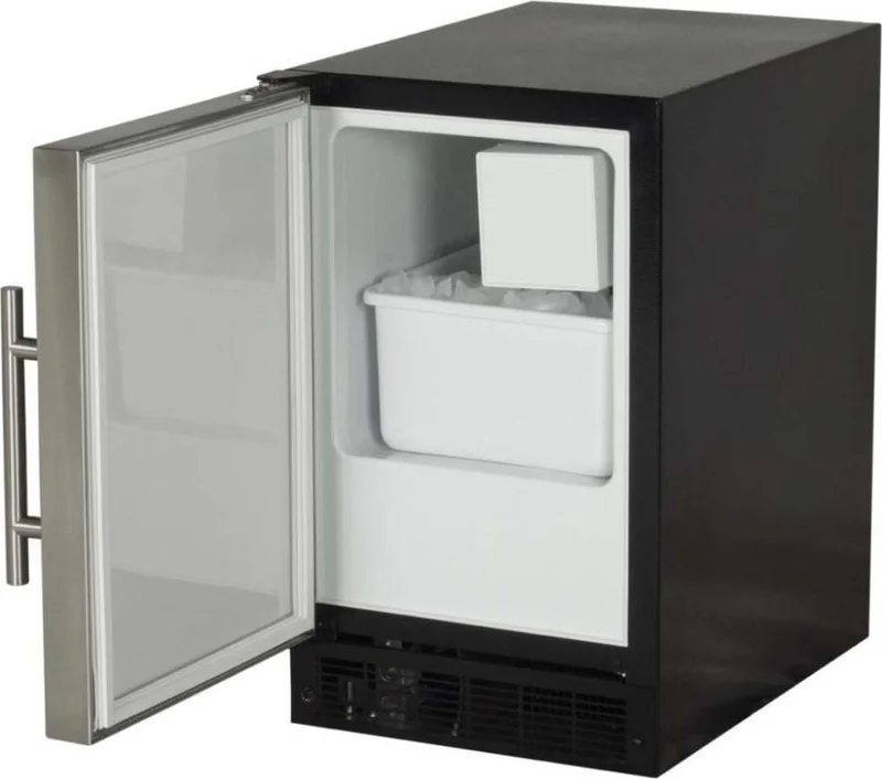 Marvel - 14.75 Inch Ice Maker in Black - MA15CRSCLB Black