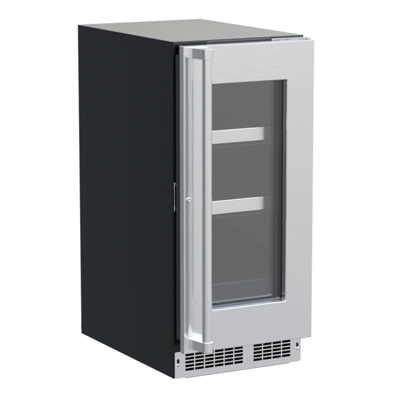 Marvel - 14.875 Inch 2.7 cu. ft Built In / Integrated Beverage Centre Refrigerator in Stainless - MPBV415-SG31A Stainless