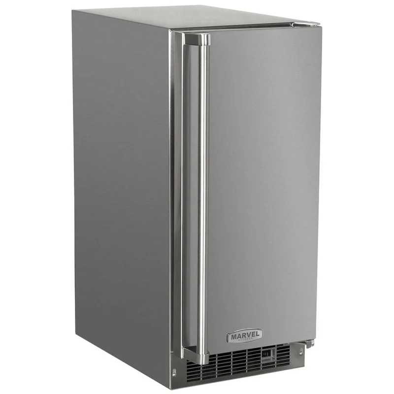 Marvel - 14.875 Inch Ice Maker in Stainless - 3OIMT-SS-F-R-P Stainless