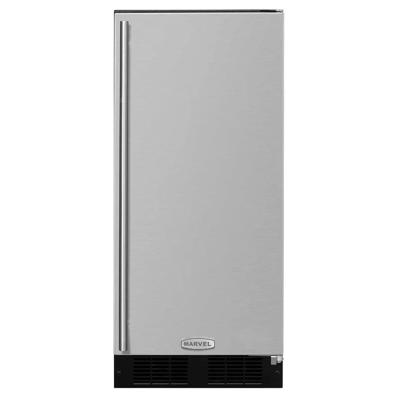 Marvel - 14.875 Inch Ice Maker in Stainless - ML15CPS1RS Stainless