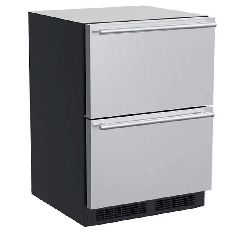 Marvel - 23.8 Inch 5 cu. ft Drawers Refrigerator in Stainless - MLDR224-SS61A Stainless