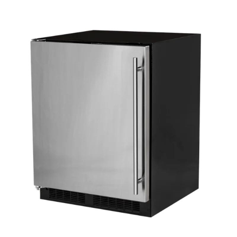Marvel - 23.875 Inch 4.6 cu. ft Mini Fridge Refrigerator in Stainless - MARE224-SS51A Stainless