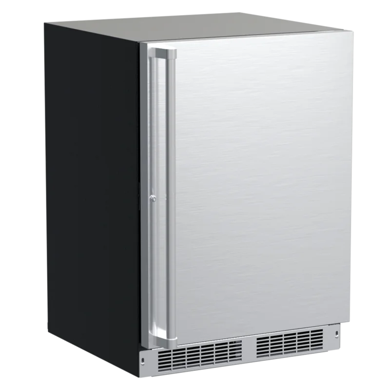 Marvel - 23.875 Inch 5.1 cu. ft Built In / Integrated Beverage Center Refrigerator in Stainless - MPBD424-SS31A Stainless