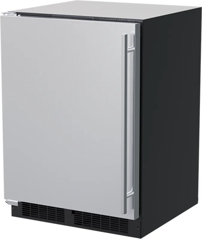 Marvel - 23.875 Inch 5.1 cu. ft Built In / Integrated Refrigerator in Stainless - MLRE124-SS21A Stainless