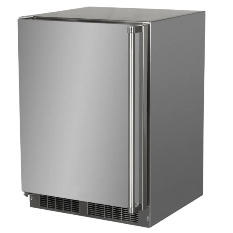 Marvel - 23.875 Inch 5.1 cu. ft Outdoor Fridge Refrigerator in Stainless - MORE224-SS51A Stainless