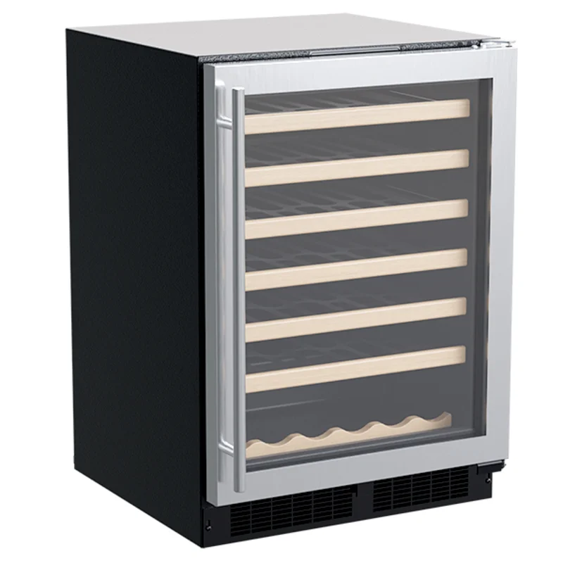 Marvel - 23.875 Inch 5.3 cu. ft Built In / Integrated Wine Fridge Refrigerator in Stainless - MLWC124-SG01A Stainless