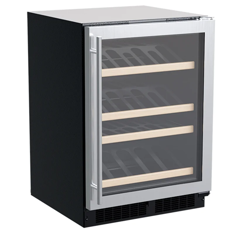 Marvel - 23.875 Inch 5.3 cu. ft Built In / Integrated Wine Fridge Refrigerator in Stainless - MLWC224-SG01A Stainless
