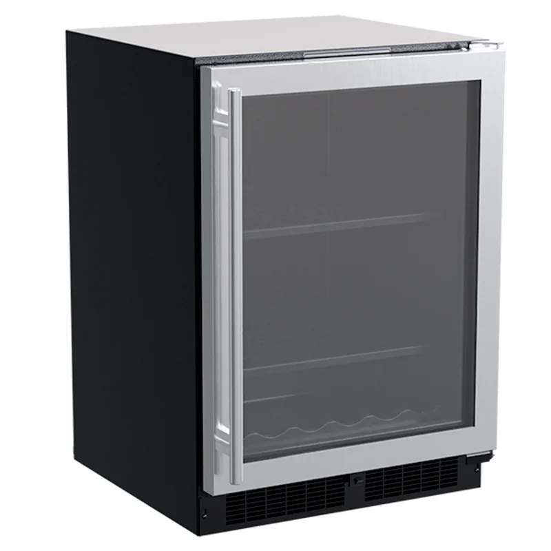 Marvel - 23.875 Inch 5.5 cu. ft Built In / Integrated Refrigerator in Stainless - MLBV124-SG01A Stainless