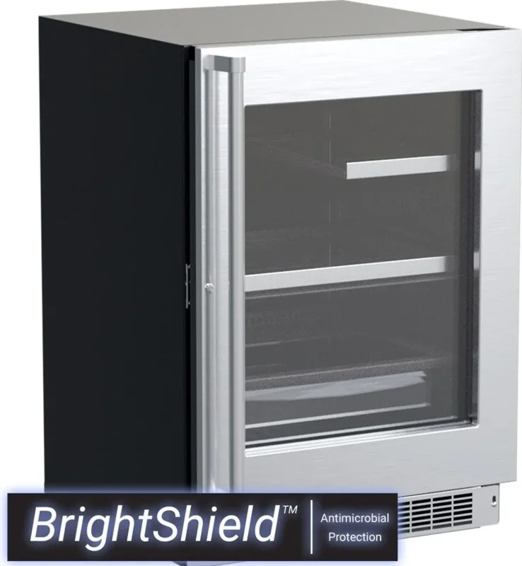 Marvel - 24 Inch 5.5 cu. ft Under Counter Fridge Refrigerator in Stainless - MPRE424-SG81A Stainless