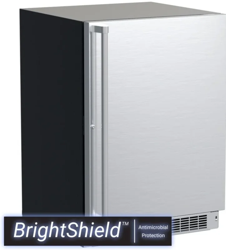 Marvel - 24 Inch 5.5 cu. ft Under Counter Fridge Refrigerator in Stainless - MPRE424-SS81A Stainless