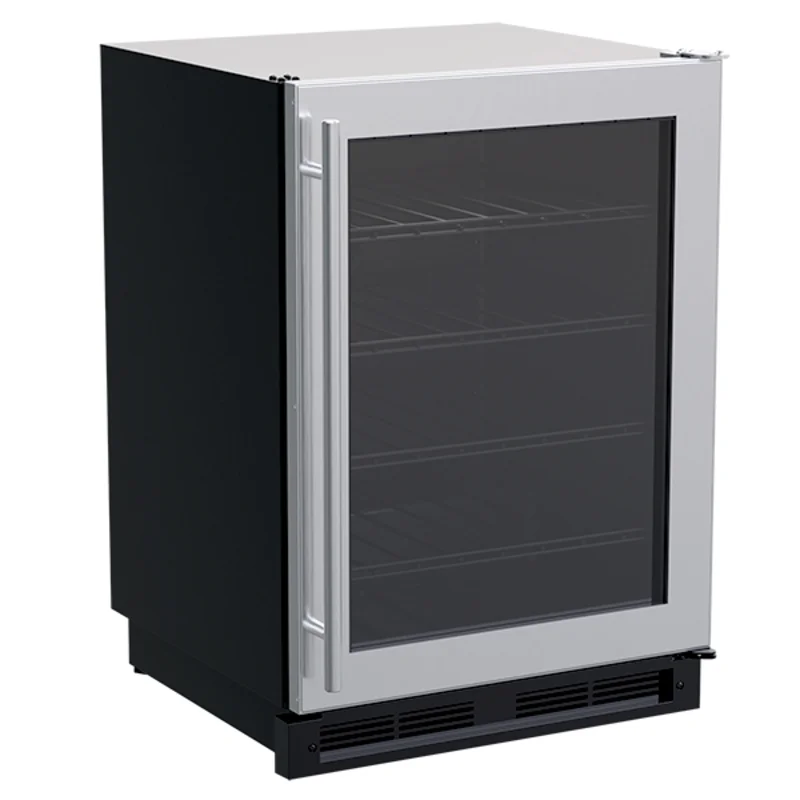 Marvel - 24 Inch 5.7 cu. ft Built In / Integrated Wine Fridge Refrigerator in Stainless - MLWC024-SG01A Stainless