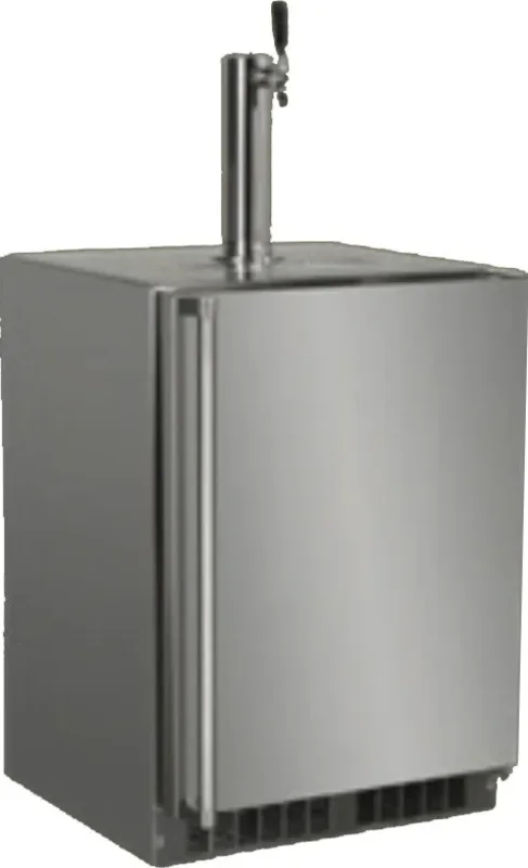 Marvel - 24 Inch 5.7 cu. ft Portable Outdoor Dispenser Cabinet in Stainless - MOKR124-SS31A Stainless