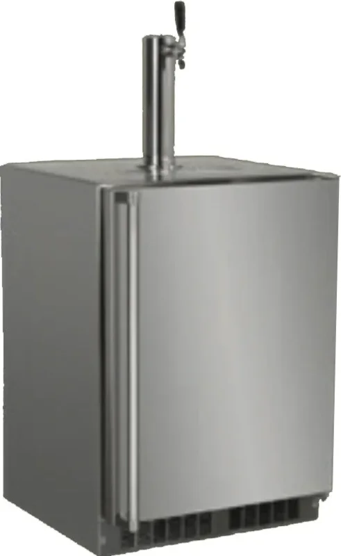 Marvel - 24 Inch 5.7 cu. ft Portable Outdoor Dispenser Cabinet in Stainless - MOKR224-SS31A Stainless