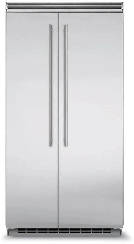 Marvel - 42 Inch 25.32 cu. ft Side by Side Refrigerator in Stainless - MP42SS2NS Stainless