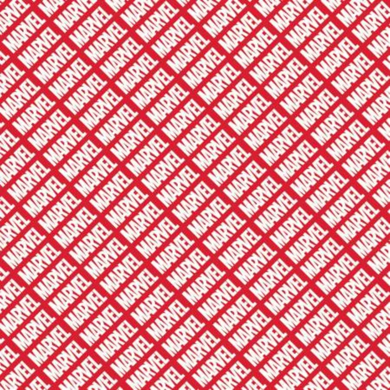 Marvel: Red Marvel Brick (1/4 Yard)