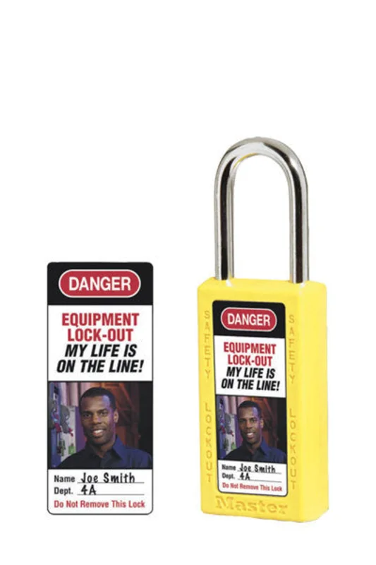Master Lock 0411-5705 Photo Identification Label