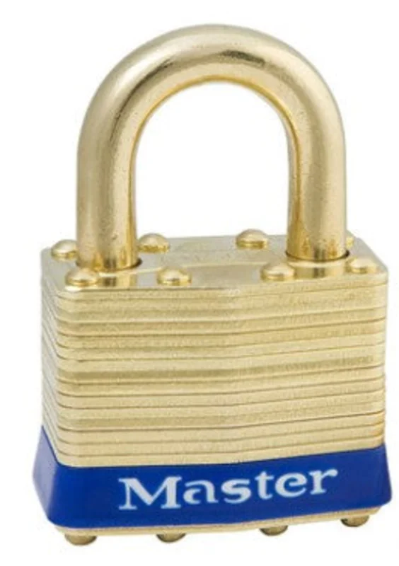 Master Lock 2B Laminated Brass Padlock Brass Shackle Keyed Different