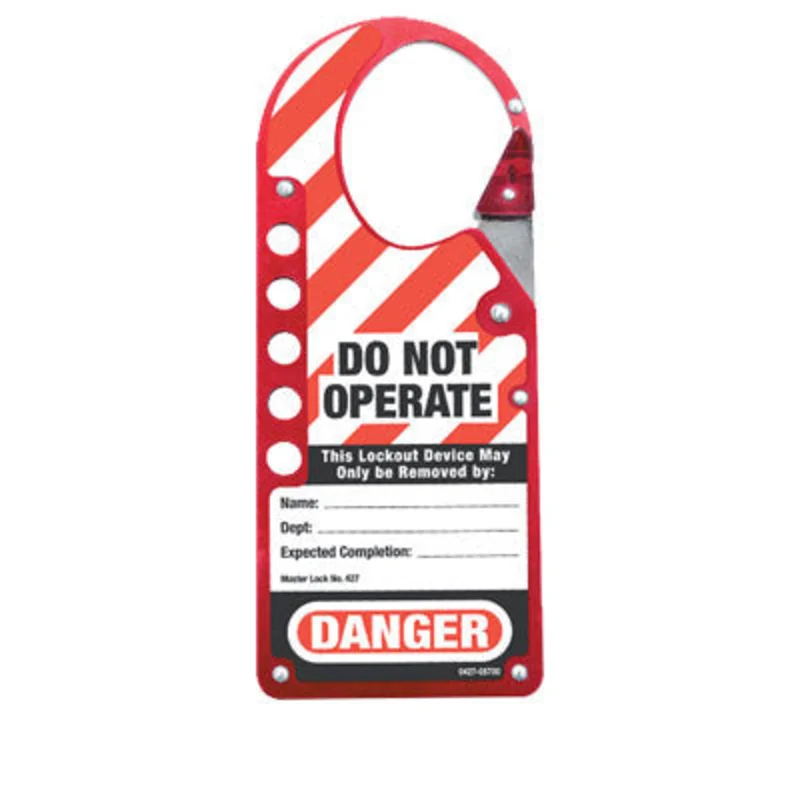 Master Lock 427 Safety Hasp Red