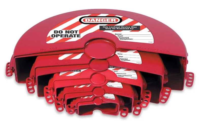 Master Lock 485 Gate Valve Lockout Set of Five Sizes
