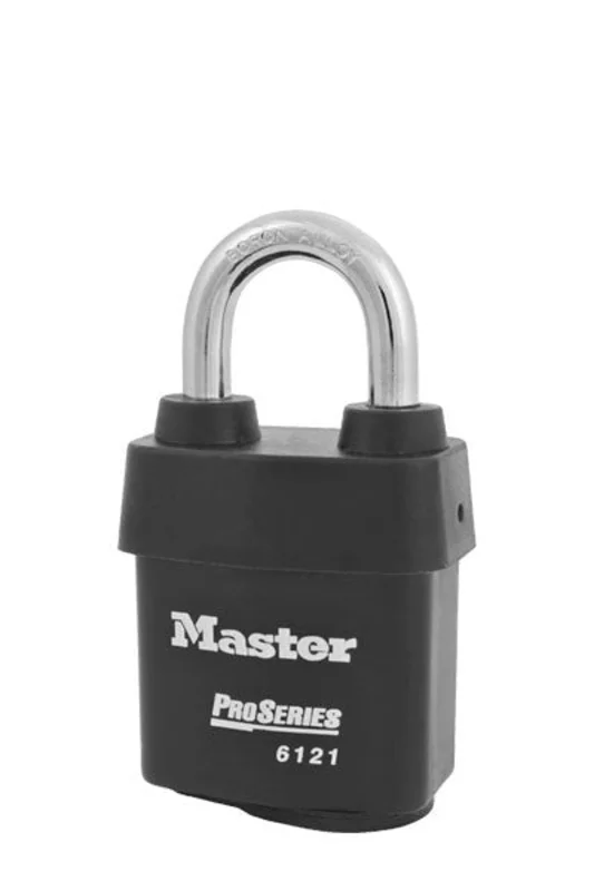 Master Lock 6121KA Padlock All Weather Keyed Alike Black