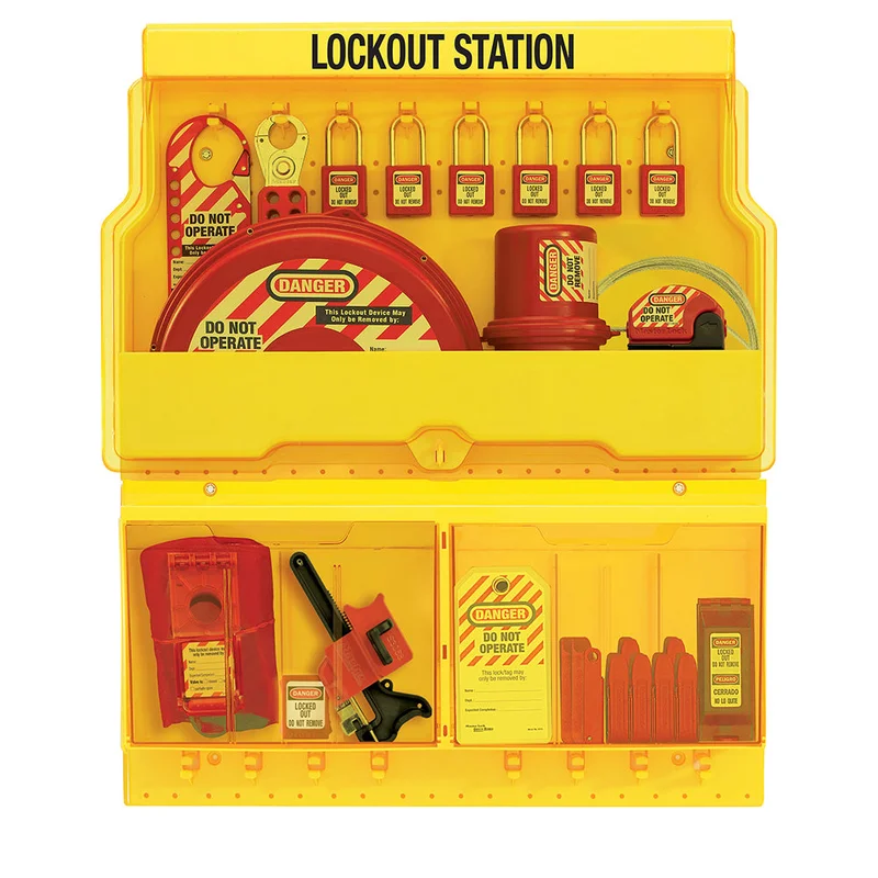 Master Lock S1900VE410 Wall Mounted Lockout Station Kit