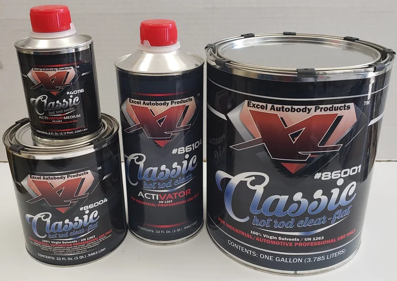 MATTE/FLAT EXCEL CLEARCOAT KIT with Activator