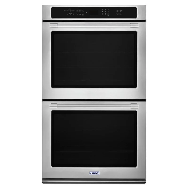 Maytag - 10 cu. ft Double Wall Oven in Stainless - MEW9630FZ Stainless