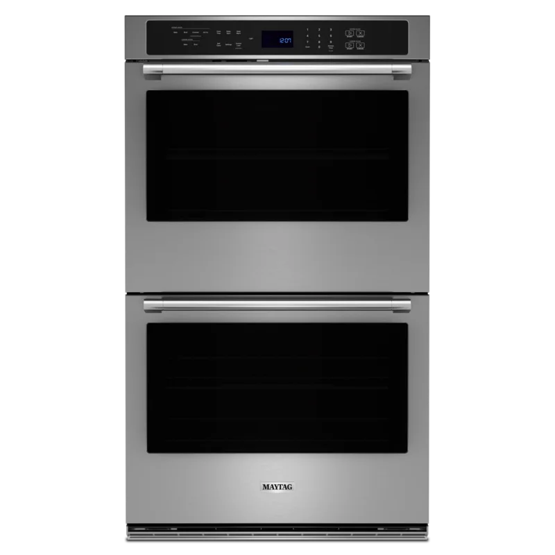 Maytag - 10 cu. ft Double Wall Oven in Stainless - MOED6030LZ Stainless