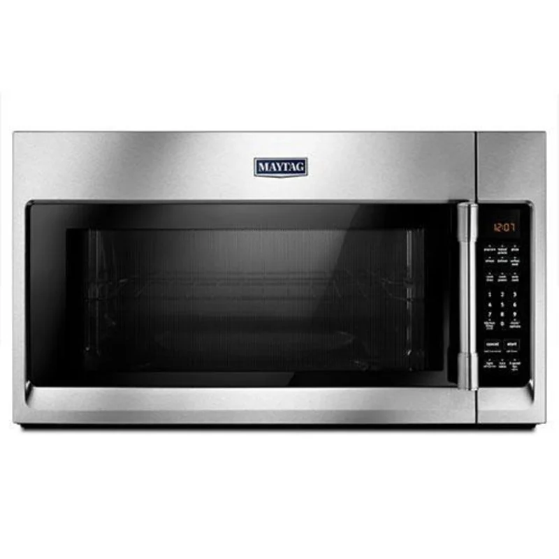 Maytag - 2 cu. Ft Over the range Microwave in Fingerprint Resistant Stainless Steel Finish - YMMV4206FZ Stainless