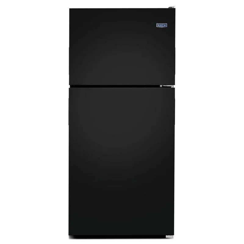 Maytag - 29.75 Inch 18.15 cu. ft Top Mount Refrigerator in Black - MRT118FFFE Black