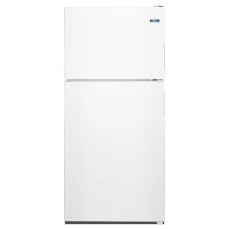 Maytag - 29.75 Inch 18.15 cu. ft Top Mount Refrigerator in White - MRT118FFFH White