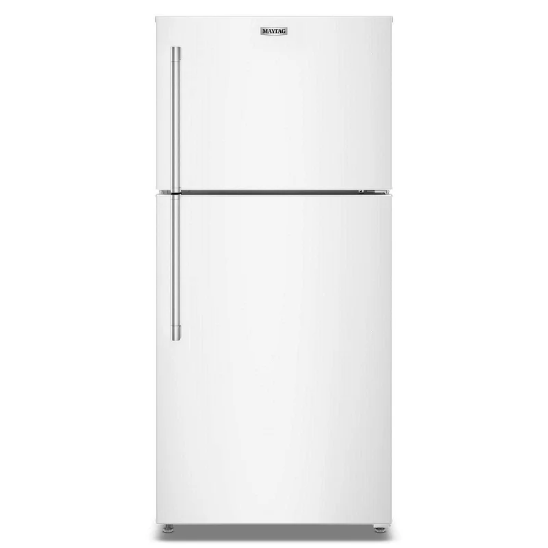 Maytag - 30 Inch 19.3 cu. ft Top Mount Refrigerator in White - MRTX5119SW White