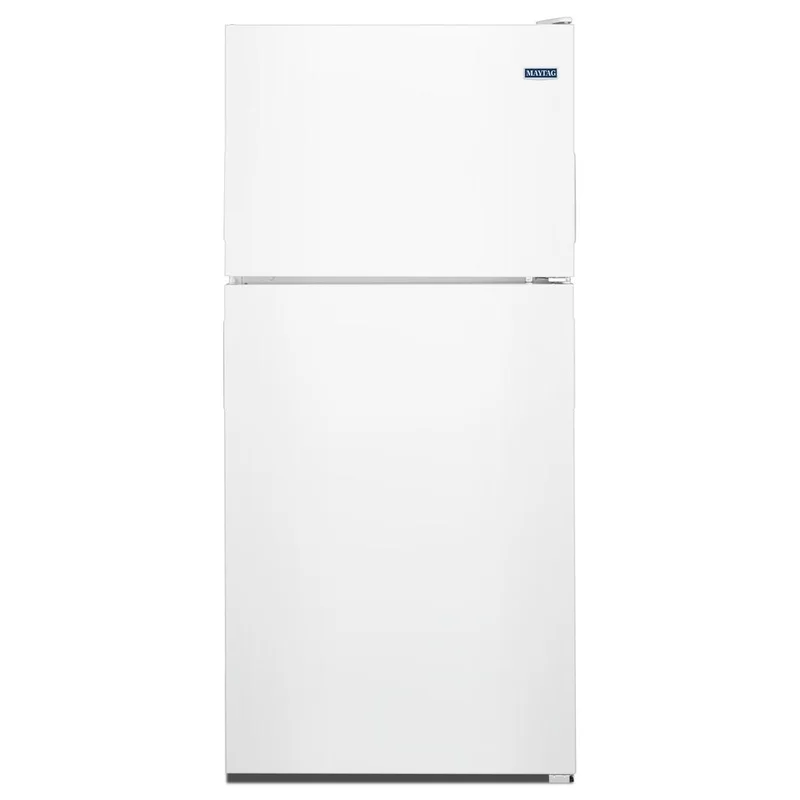 Maytag - 32.75 Inch 20.5 cu. ft Top Mount Refrigerator in White - MRT311FFFH White