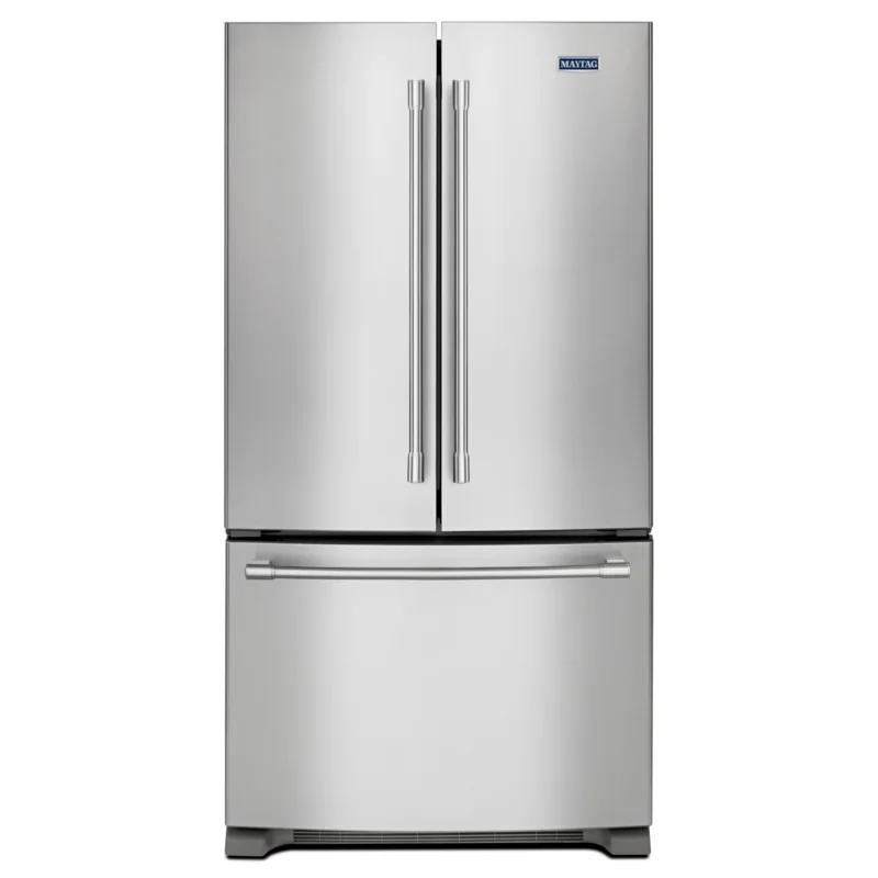 Maytag - 35.63 Inch 25.2 cu. ft French Door Refrigerator in Stainless - MRFF5036PZ Stainless