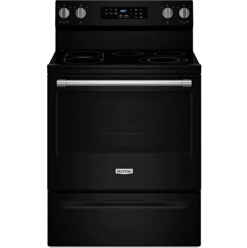 Maytag - 5.3 cu. ft Electric Range in Black - YMFES6030RB Black