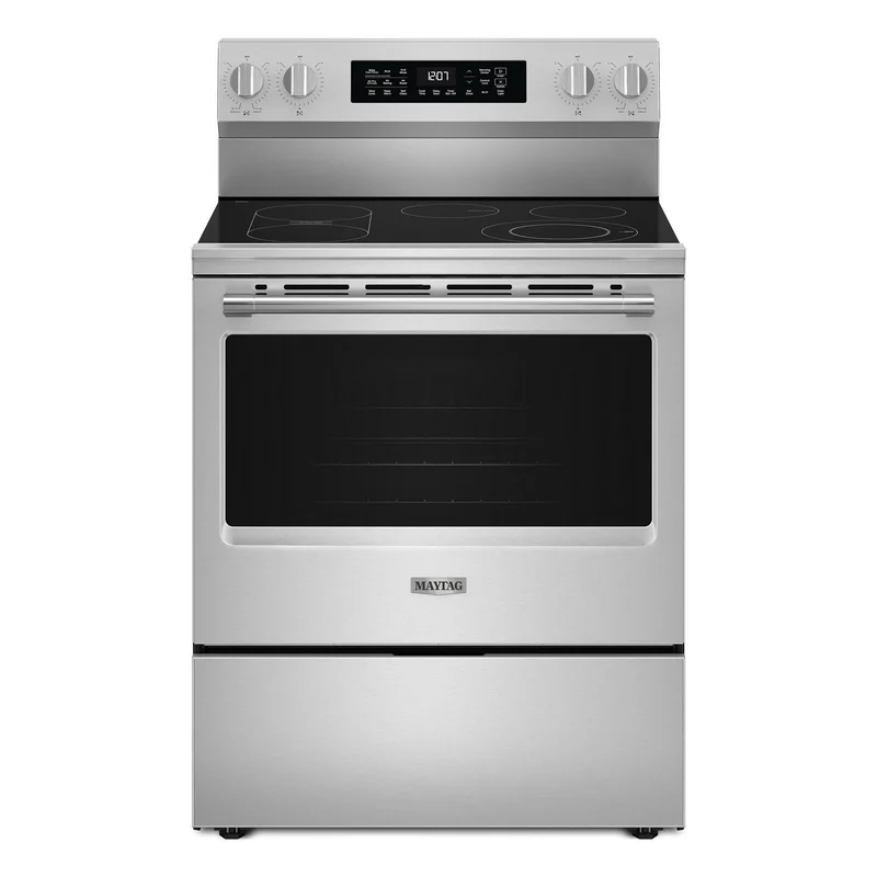 Maytag - 5.3 cu. ft Electric Range in Stainless - YMFES7030SZ Stainless