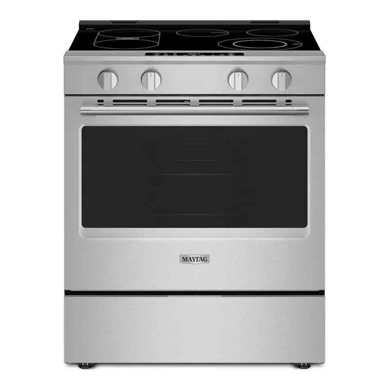 Maytag - 5.3 cu. ft Electric Range in Stainless - YMSES7030SZ Stainless