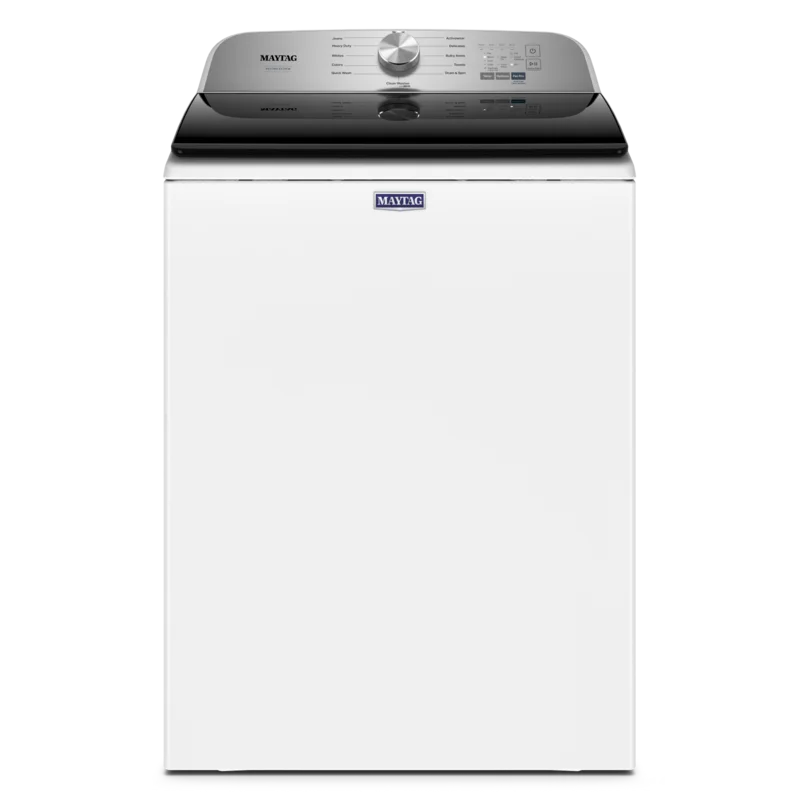 Maytag - 5.4 cu. Ft Top Load Washer in White - MVW6500MW White