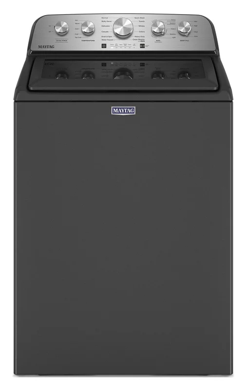 Maytag - 5.5 cu. Ft Top Load Washer in Volcano Black - MVW5430PBK Black