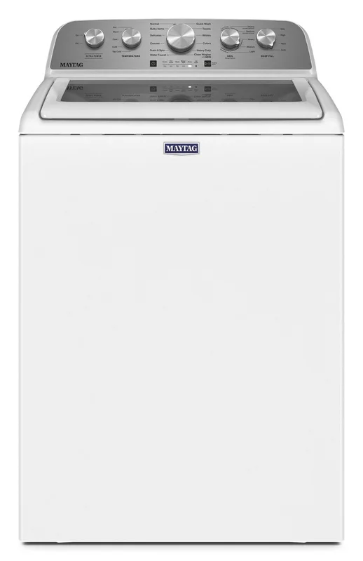 Maytag - 5.5 cu. Ft Top Load Washer in White - MVW5435PW White