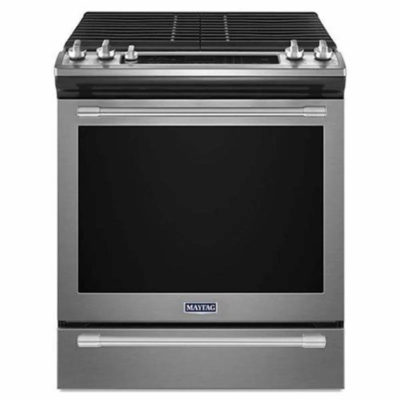 Maytag - 5.8 cu. ft Gas Range in Stainless - MGS8800FZ Stainless
